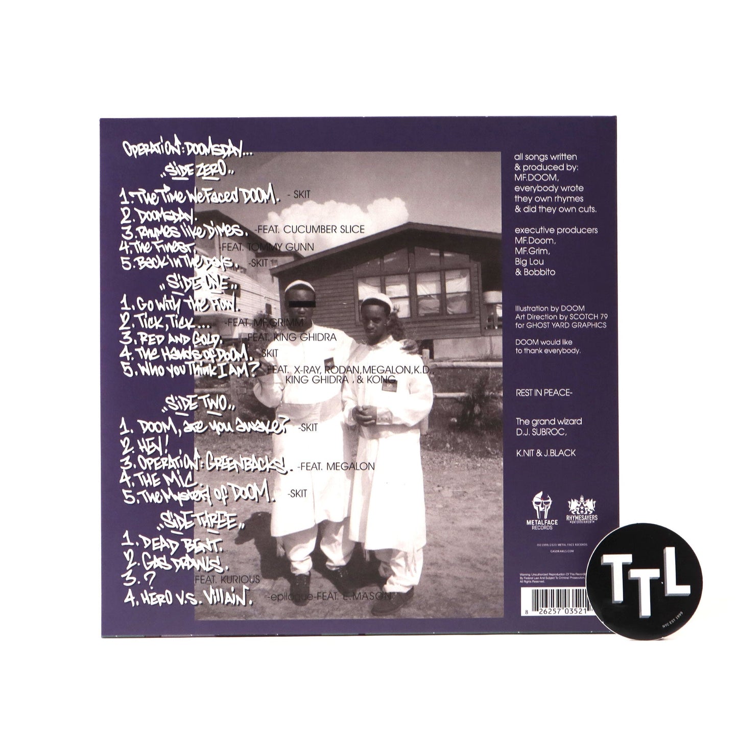 MF Doom: Operation Doomsday Vinyl 2LP { vinyl }