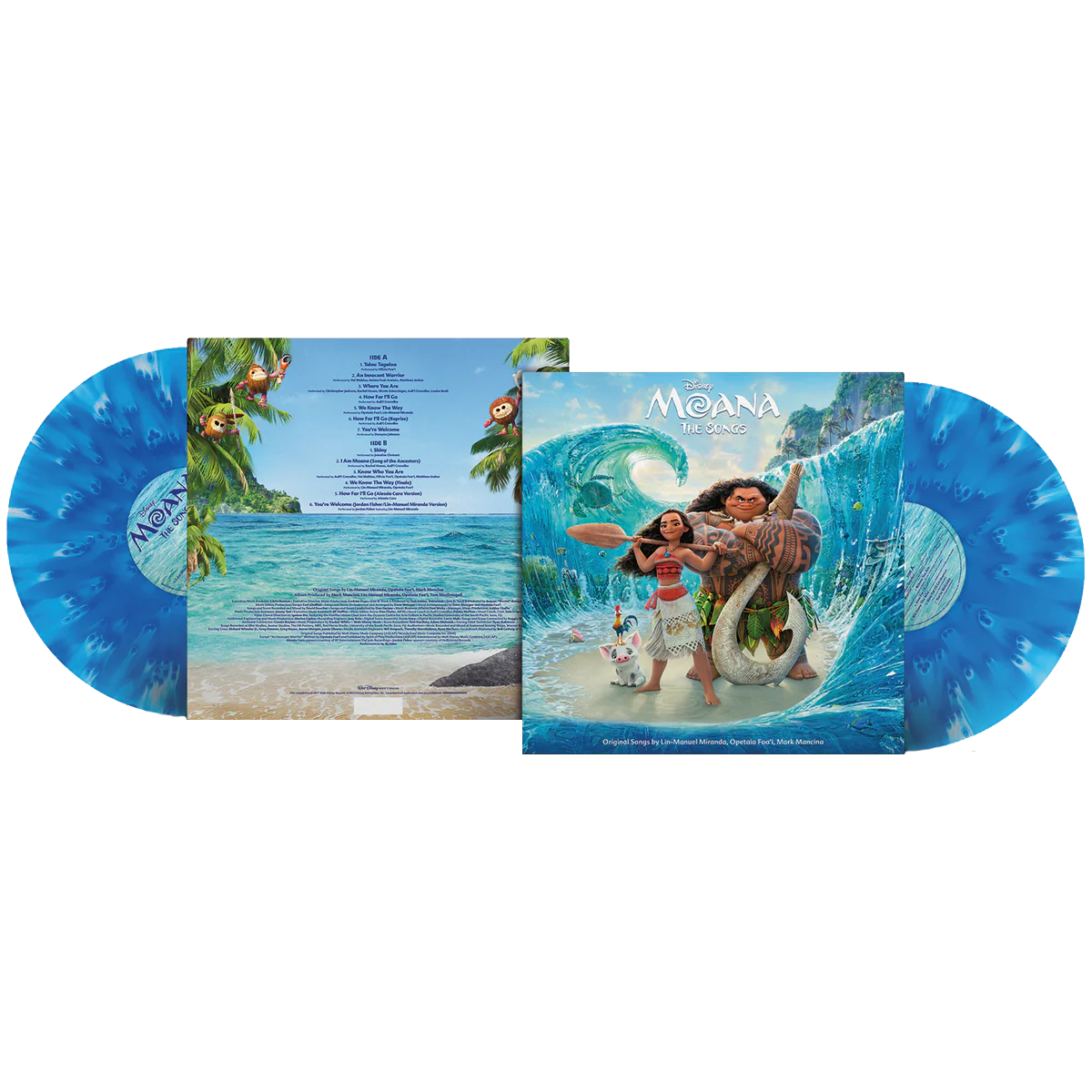Moana - The Songs: Limited Wave Break Blue Vinyl LP { vinyl }