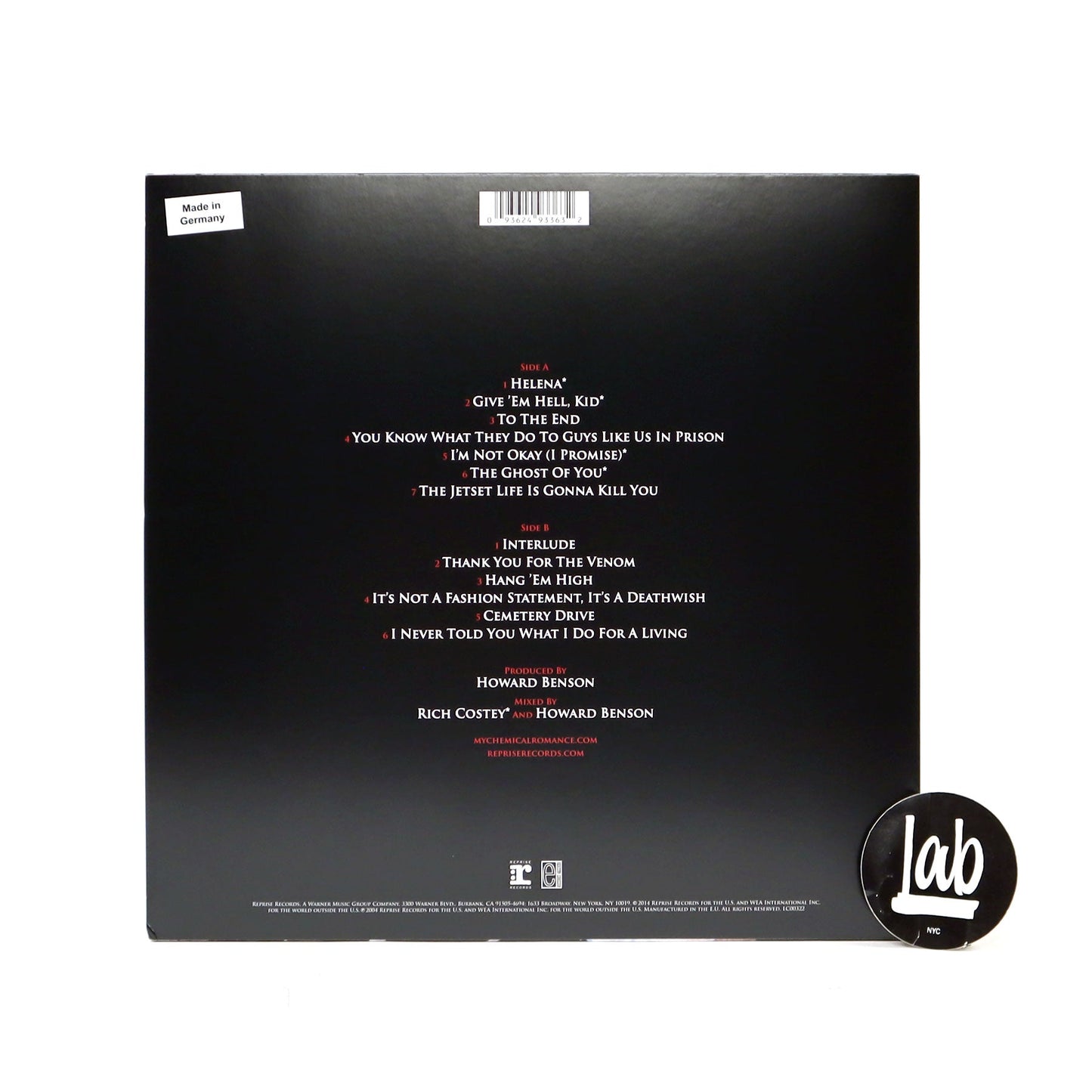 My Chemical Romance: Three Cheers For Sweet Revenge Vinyl LP { vinyl }