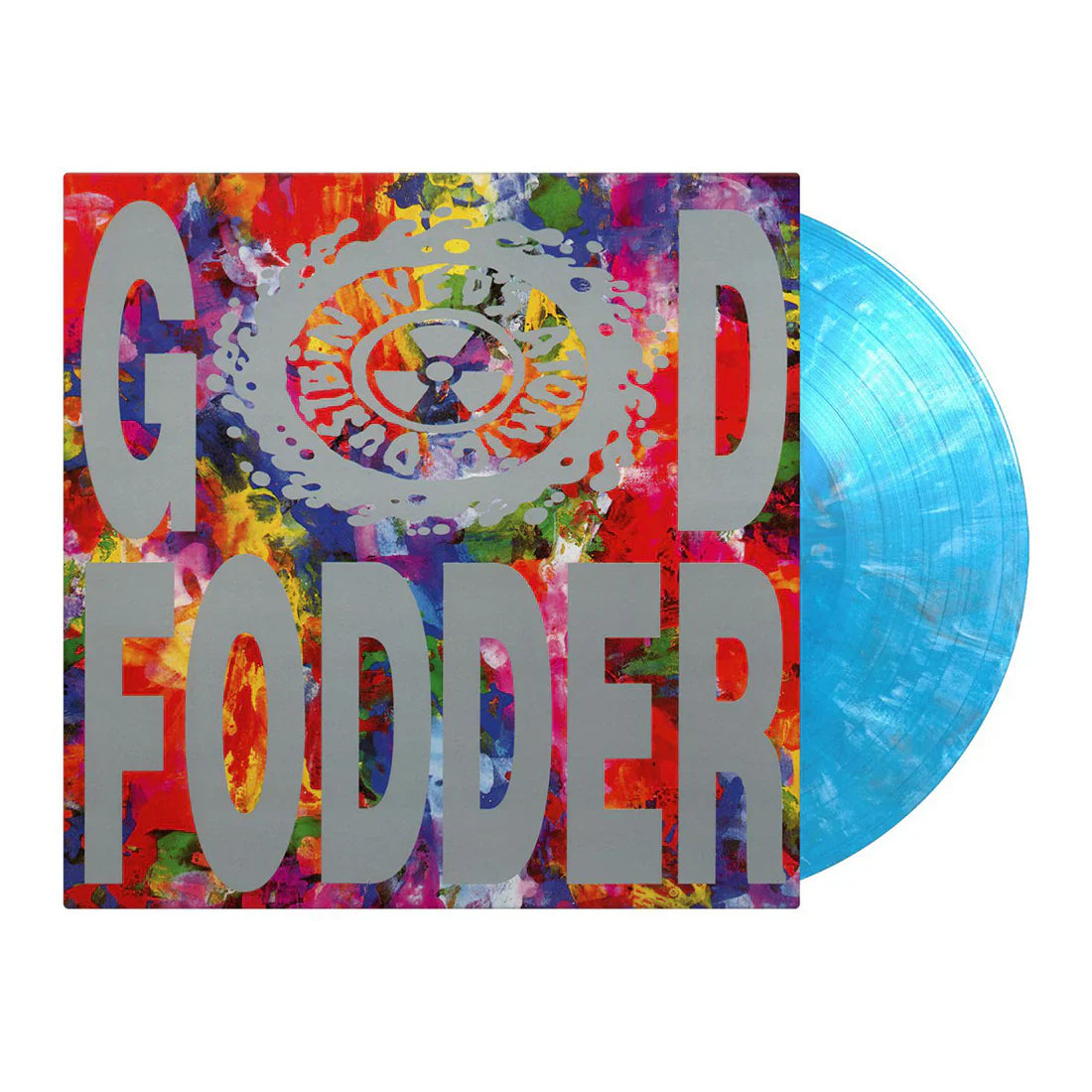 Ned's Atomic Dustbin - God Fodder [Blue, White & Black Marble] { vinyl }