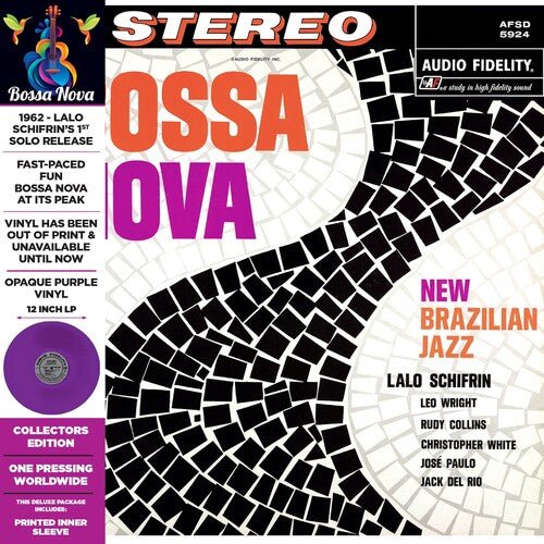 BOSSA NOVA - NEW BRAZILIAN JAZZ - OPAQUE PURPLE Vinyl LP { vinyl }