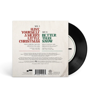 Norah Jones and Laufey - Christmas With You 7" - Black { vinyl }