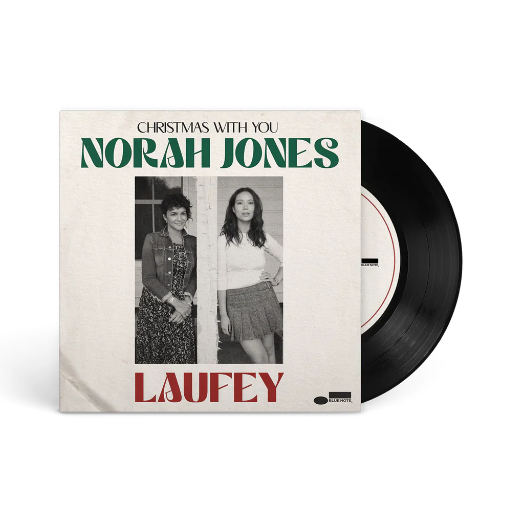 Norah Jones and Laufey - Christmas With You 7" - Black { vinyl }