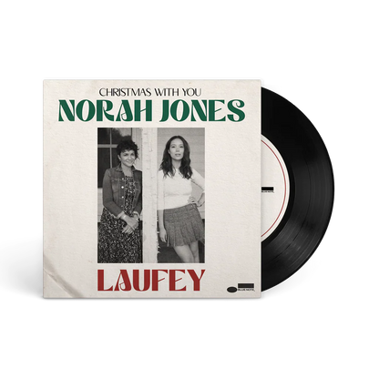Norah Jones and Laufey - Christmas With You 7" - Black { vinyl }