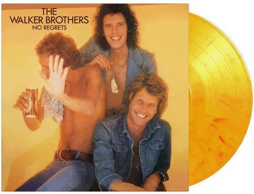 WALKER BROTHERS - NO REGRETS Yellow, Red & Orange Marble Vinyl LP { vinyl }