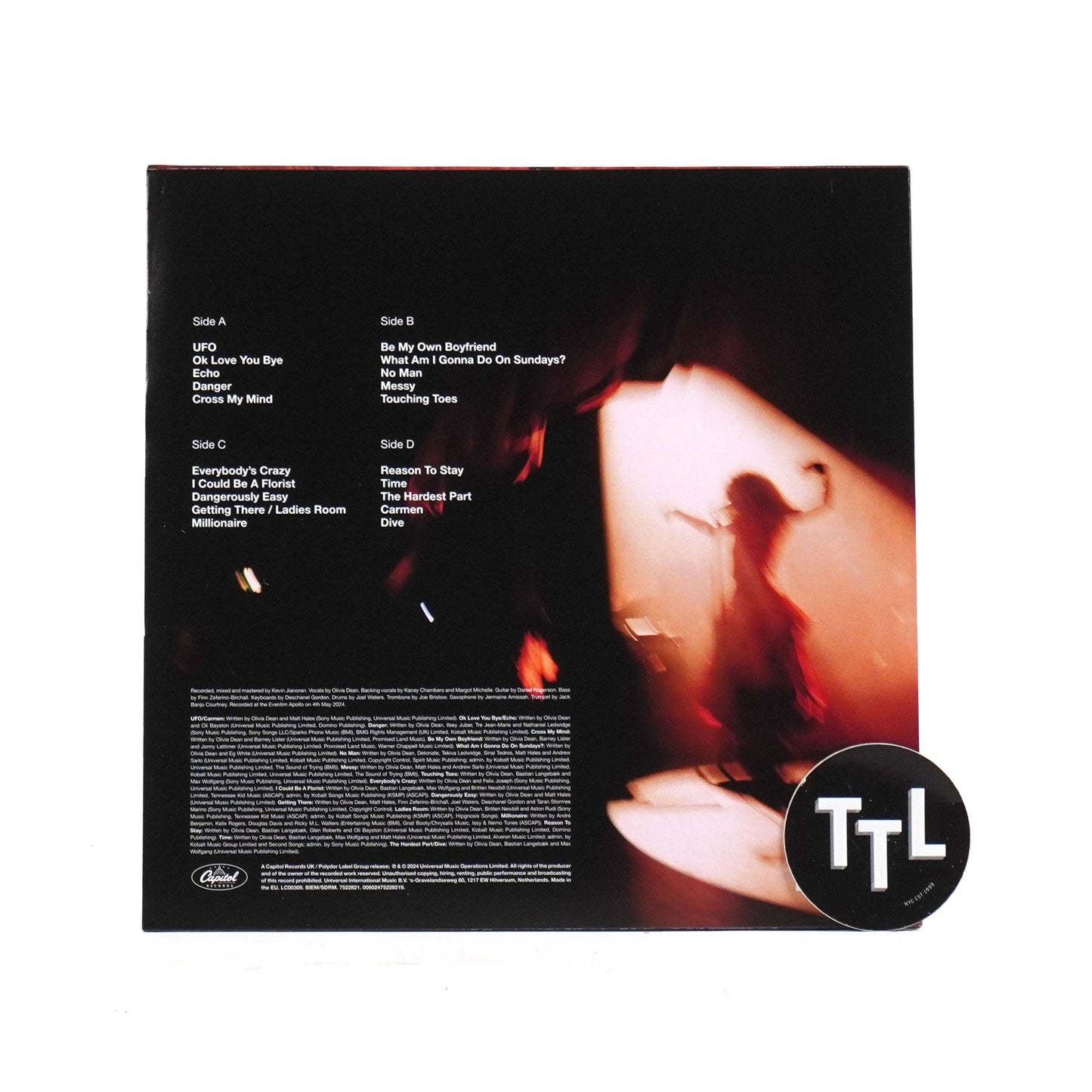 Olivia Dean: Live At Eventim Apollo Vinyl 2LP { vinyl }