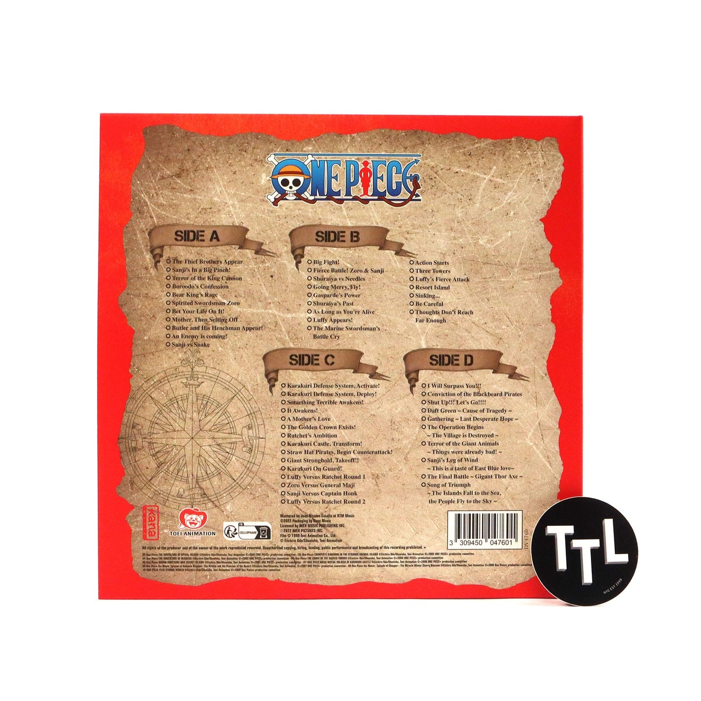 Kohei Tanaka: One Piece Movies - Best Selection (Colored Vinyl) Vinyl 2LP { vinyl }