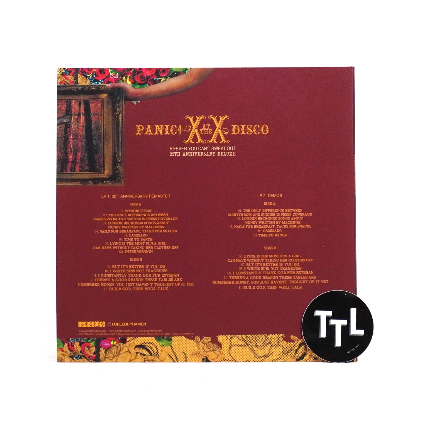 Panic! At The Disco: A Fever You Can't Sweat Out - Deluxe Edition (Colored Vinyl) Vinyl 2LP { vinyl }