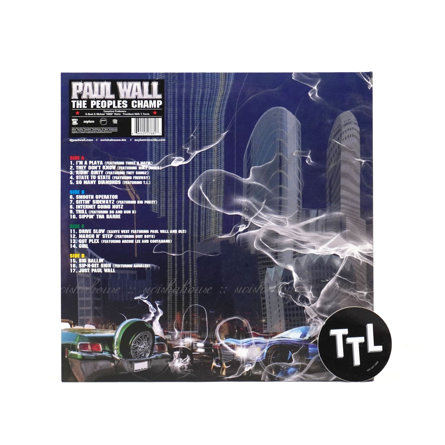 Paul Wall: The Peoples Champ (Colored Vinyl) Vinyl 2LP { vinyl }