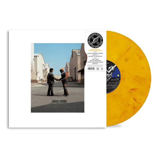 PINK FLOYD - Wish You Were Here: 50th Anniversary - LP Yellow Flame Vinyl LP { vinyl }