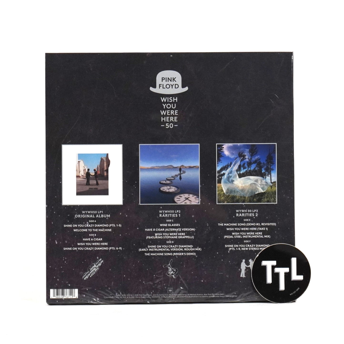 Pink Floyd: Wish You Were Here - 50th Anniversary Edition (180g) Vinyl 3LP { vinyl }