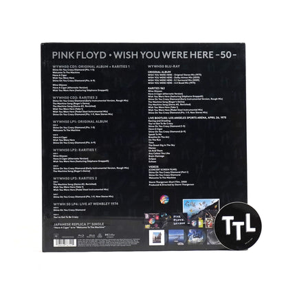 Pink Floyd: Wish You Were Here - 50th Anniversary (Colored Vinyl) Vinyl 4LP+CD Boxset { vinyl }