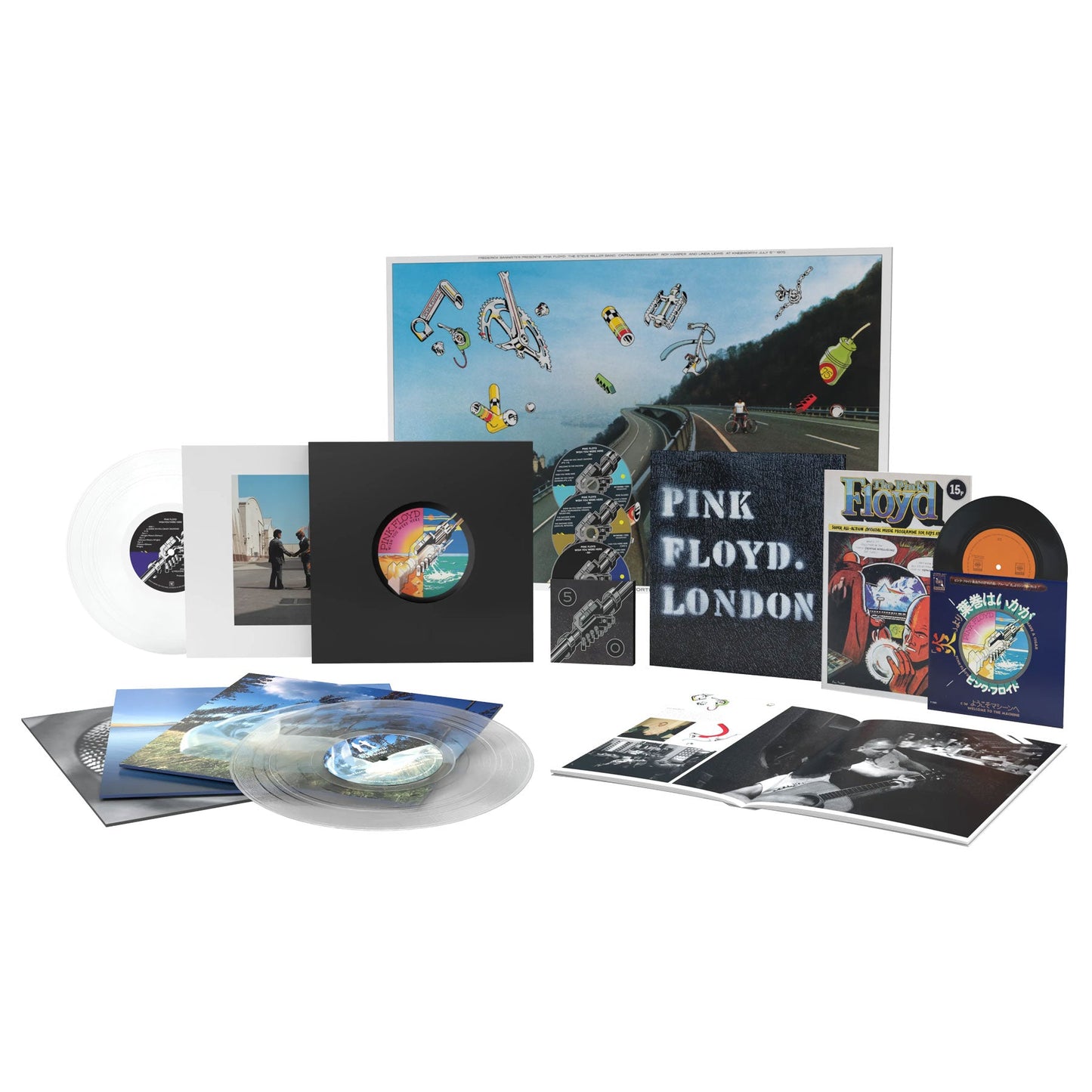 Pink Floyd: Wish You Were Here - 50th Anniversary (Colored Vinyl) Vinyl 4LP+CD Boxset { vinyl }