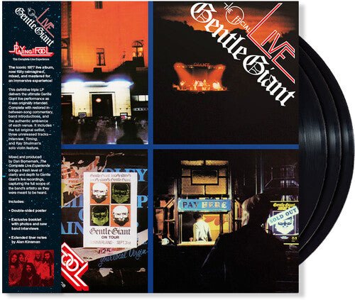 GENTLE GIANT - PLAYING THE FOOL - THE COMPLETE LIVE EXPERIENCE Vinyl LP { vinyl }