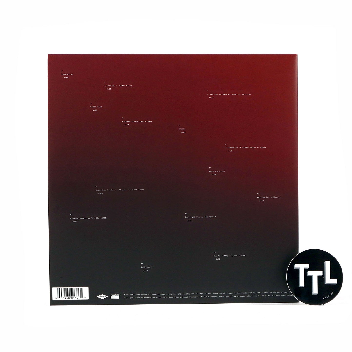 Post Malone: Twelve Carat Toothache (Colored Vinyl) Vinyl 2LP { vinyl }