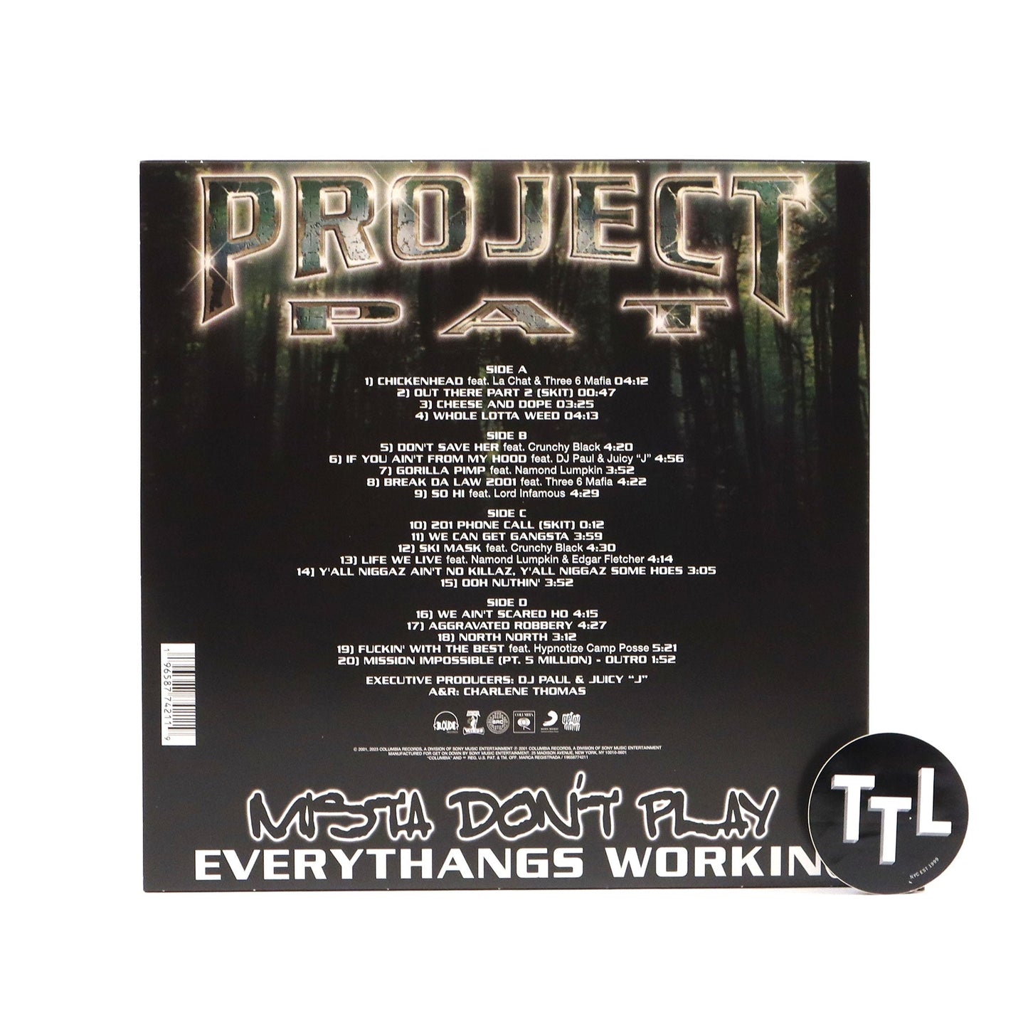 Project Pat: Mista Don't Play - Everythangs Workin (Colored Vinyl) Vinyl 2LP { vinyl }