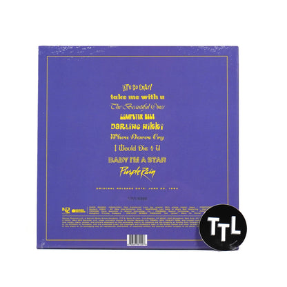 Prince And The Revolution: Purple Rain (One-Step Edition 180g) Vinyl LP { vinyl }