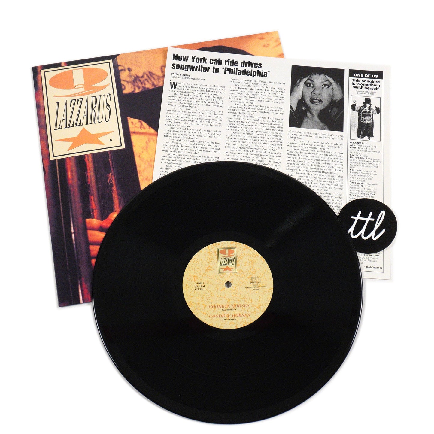 Q Lazzarus: Goodbye Horses Vinyl 12" { vinyl }