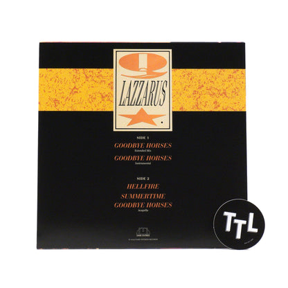 Q Lazzarus: Goodbye Horses Vinyl 12" { vinyl }