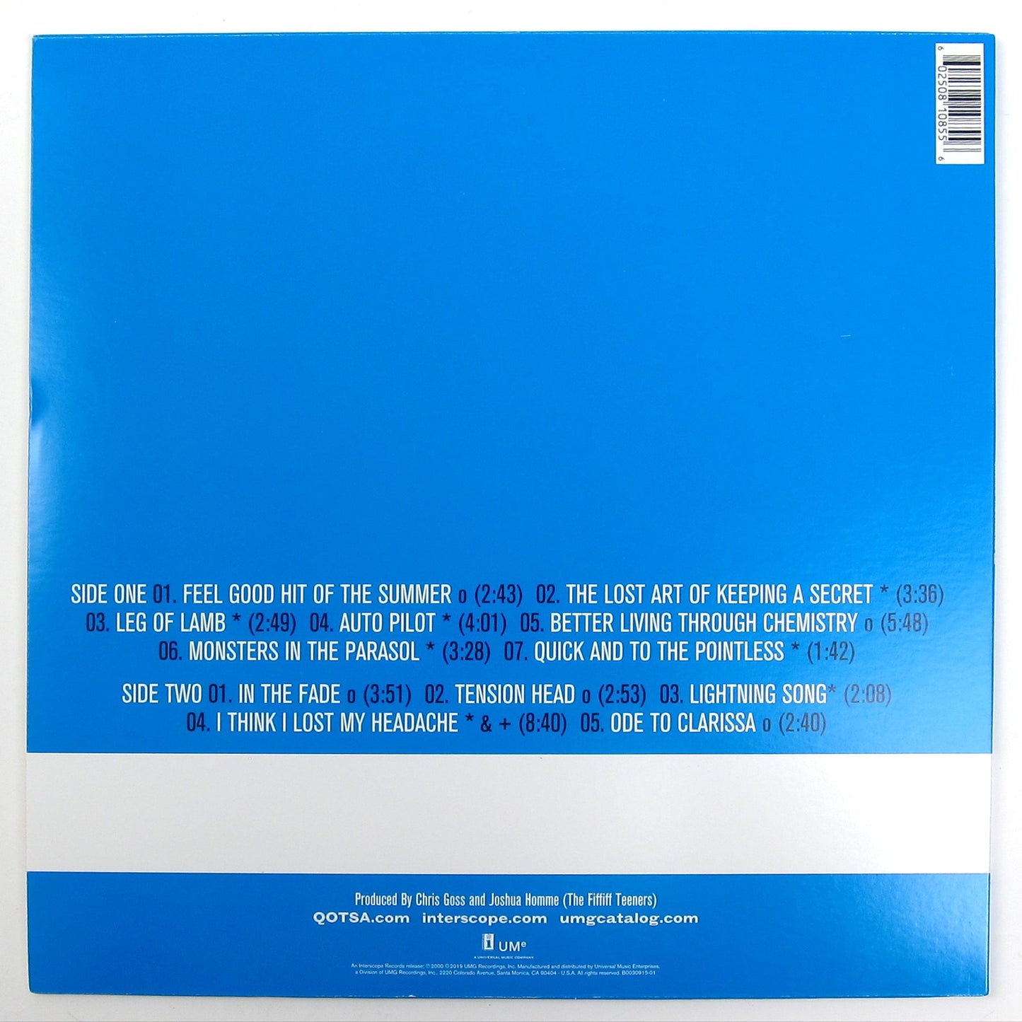Queens Of The Stone Age: Rated R (180g) Vinyl LP { vinyl }