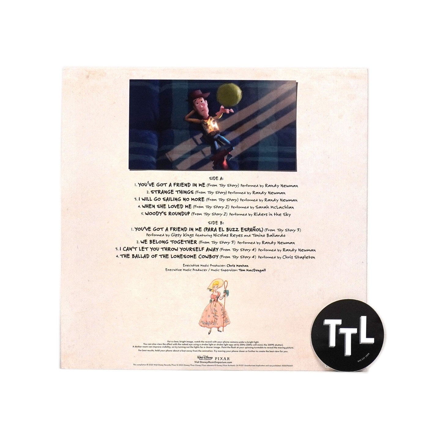 Randy Newman: Toy Story: Songs to Infinity and Beyond - 30th Anniversary (Zoetrope Colored Vinyl) Vinyl LP { vinyl }
