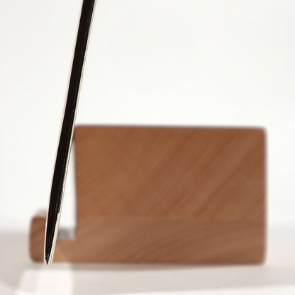 Turntable Lab: Wood Block Record Display - Natural Wood