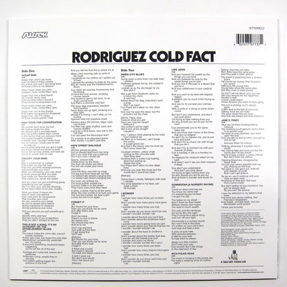 Rodriguez: Cold Fact Vinyl LP { vinyl }