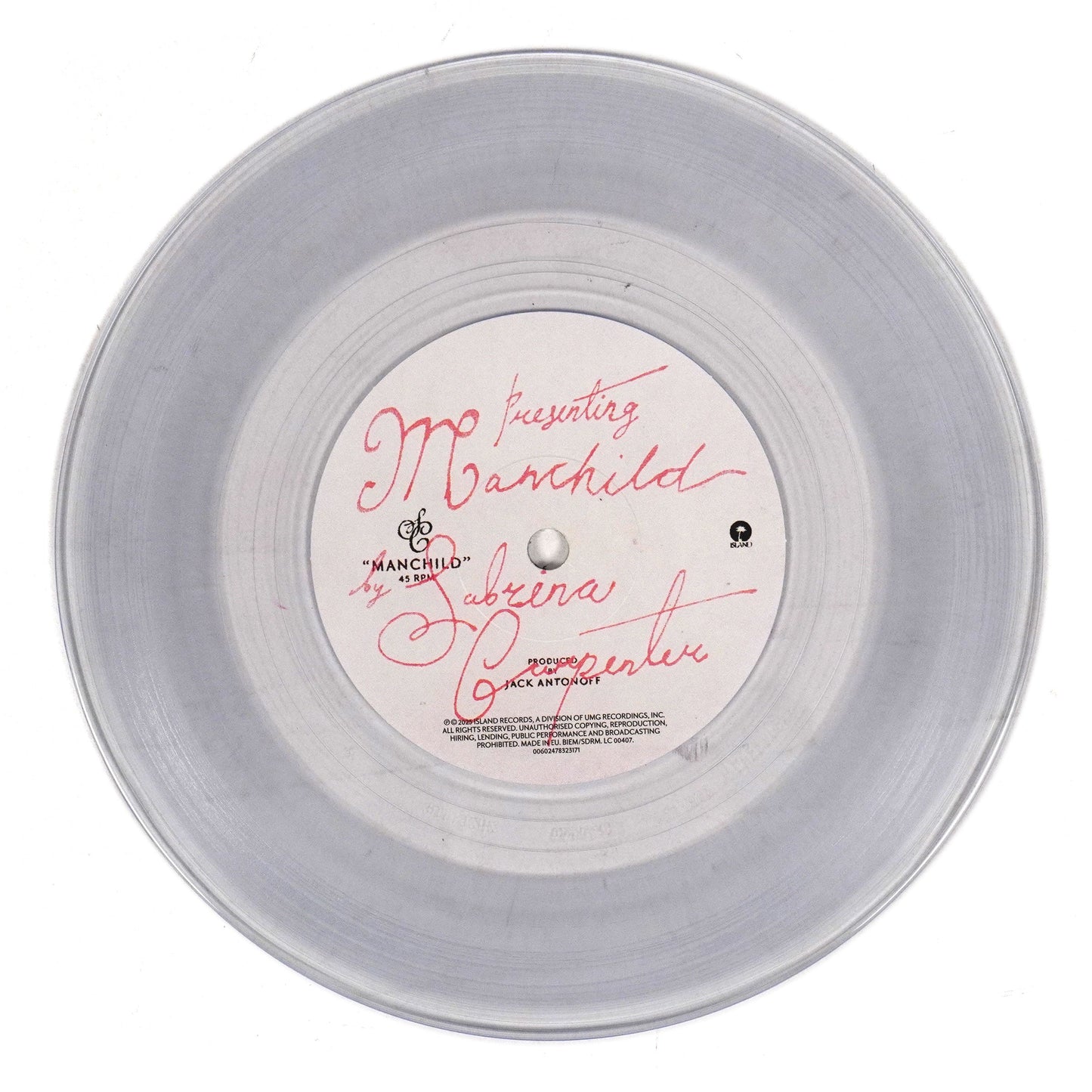 Sabrina Carpenter: Manchild (Indie Exclusive Colored Vinyl) Vinyl 7" { vinyl }