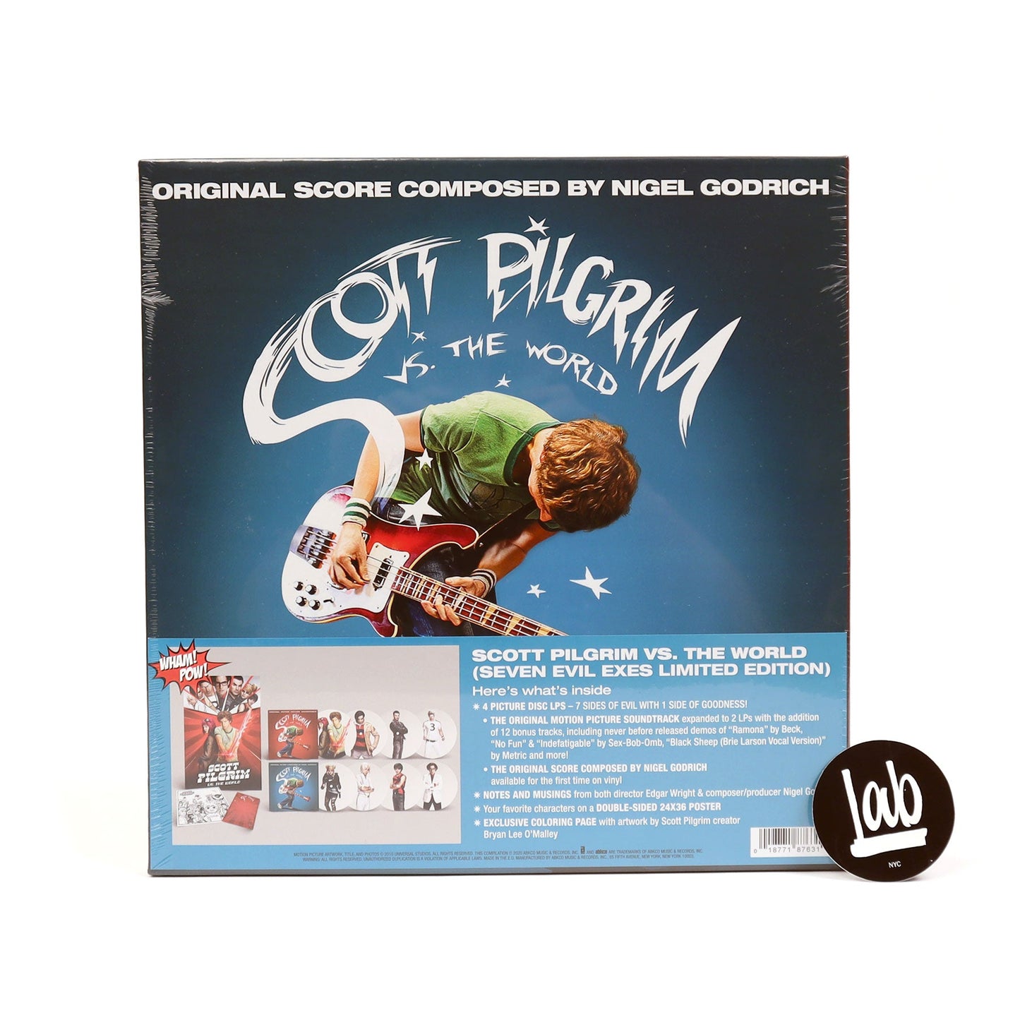 Scott Pilgrim vs. The World: Scott Pilgrim vs. The World Soundtrack - Deluxe 'Seven Evil Exes' Edition (Pic Disc) Vinyl 4LP Boxset { vinyl }