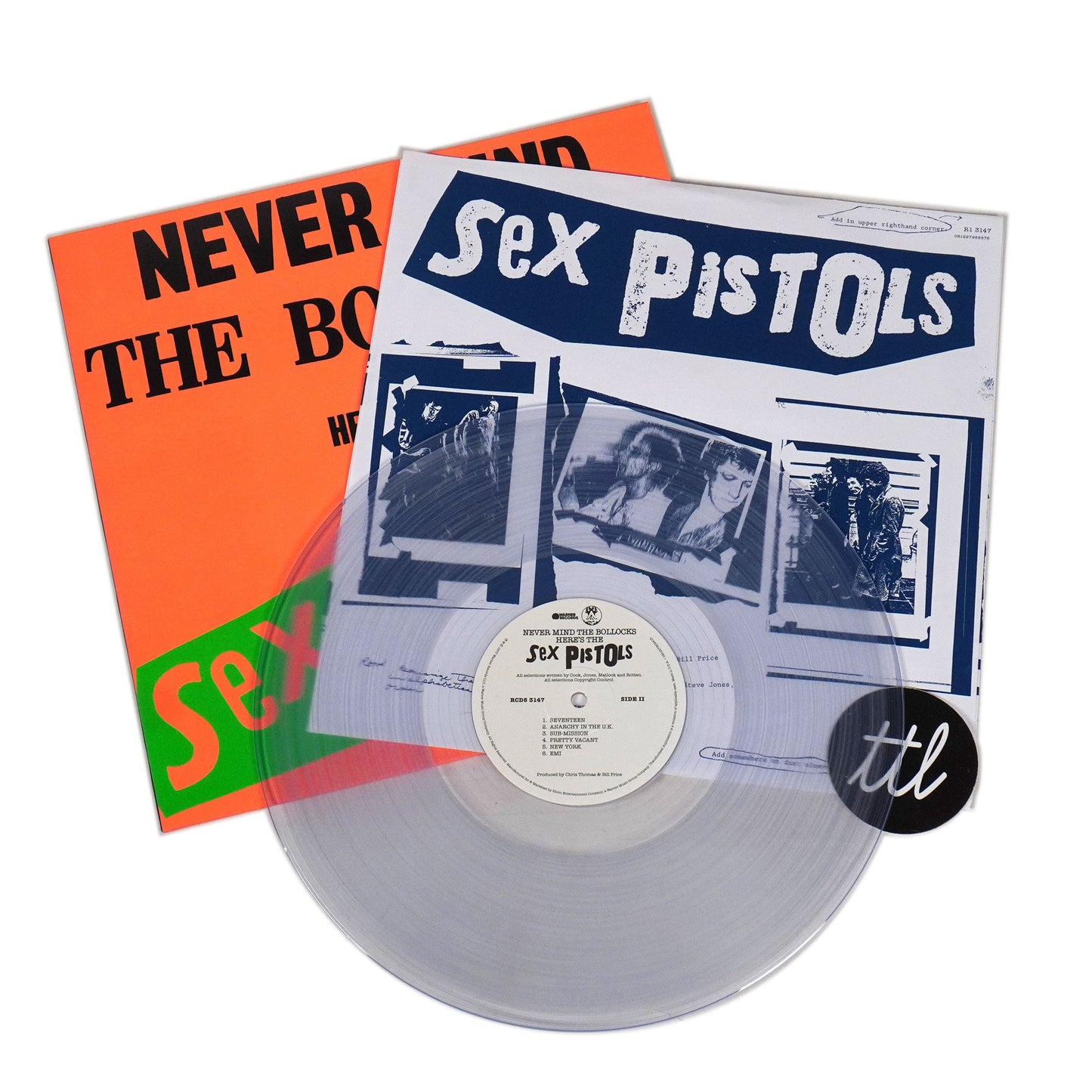 Sex Pistols: Never Mind The Bollocks (Clear Colored Vinyl) Vinyl LP { vinyl }