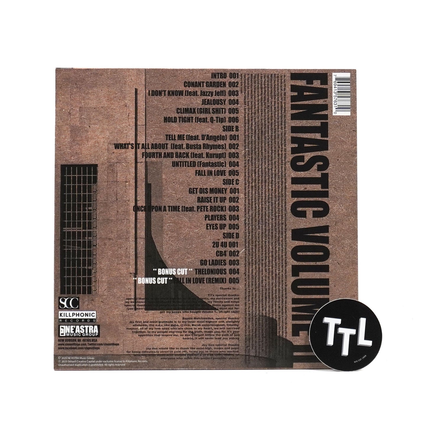 Slum Village: Fan-Tas-Tic Vol.2 Vinyl 2LP { vinyl }