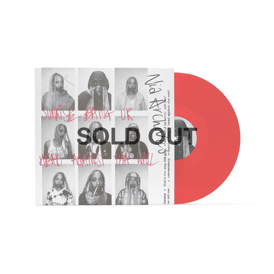 (Signed) Sunrise Bang Ur Head Against Tha Wall:  Red 12” EP { vinyl }