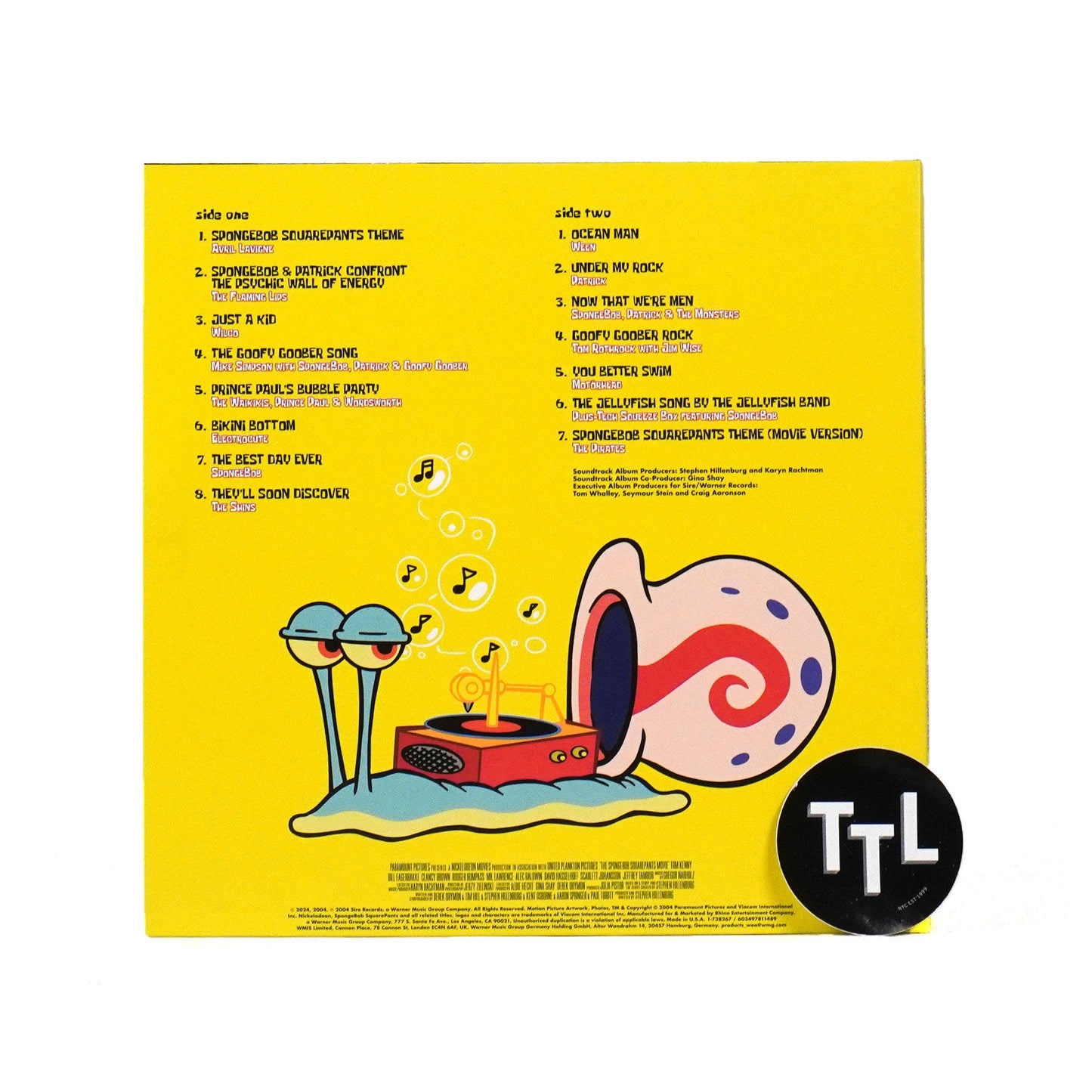 SpongeBob SquarePants: Music From The Movie And More (Colored Vinyl) Vinyl LP { vinyl }