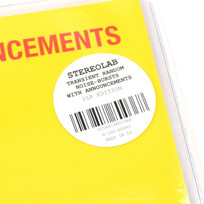 Stereolab: Transient Random-Noise Bursts With Announcements Vinyl 2LP { vinyl }