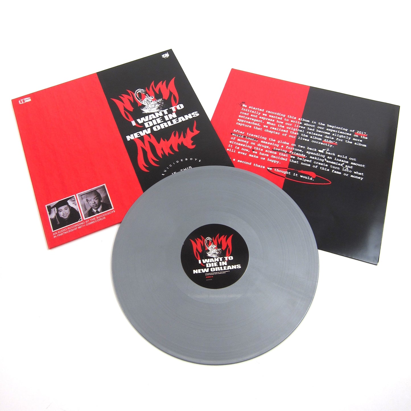 $uicideboy$: I Want To Die In New Orleans (Silver Colored Vinyl) Vinyl LP { vinyl }