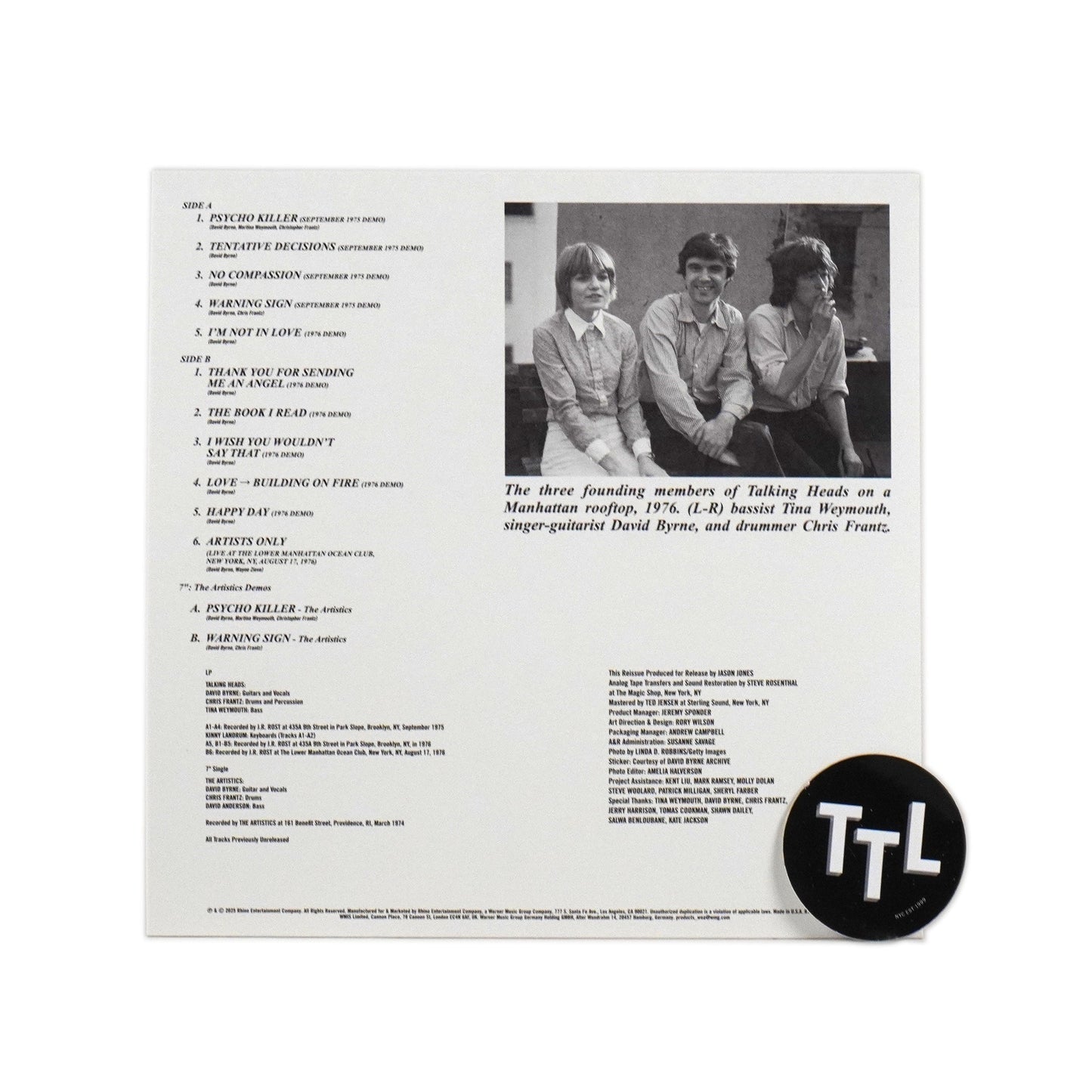 Talking Heads: Tentative Decisions - Demos & Live Vinyl LP+7" { vinyl }