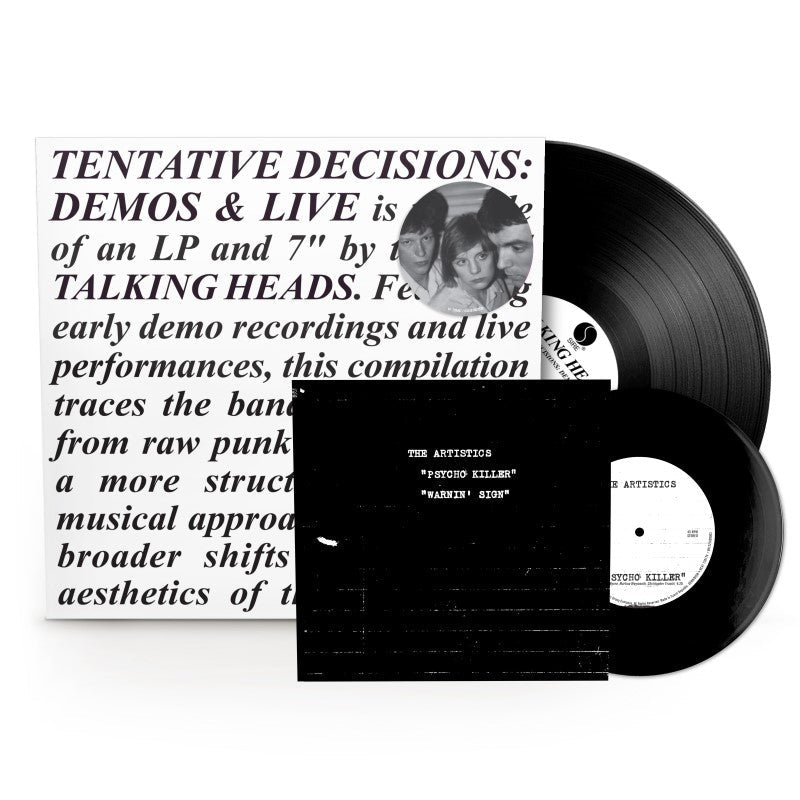 TALKING HEADS - TENTATIVE DECISIONS: DEMOS & LIVE Vinyl LP { vinyl }