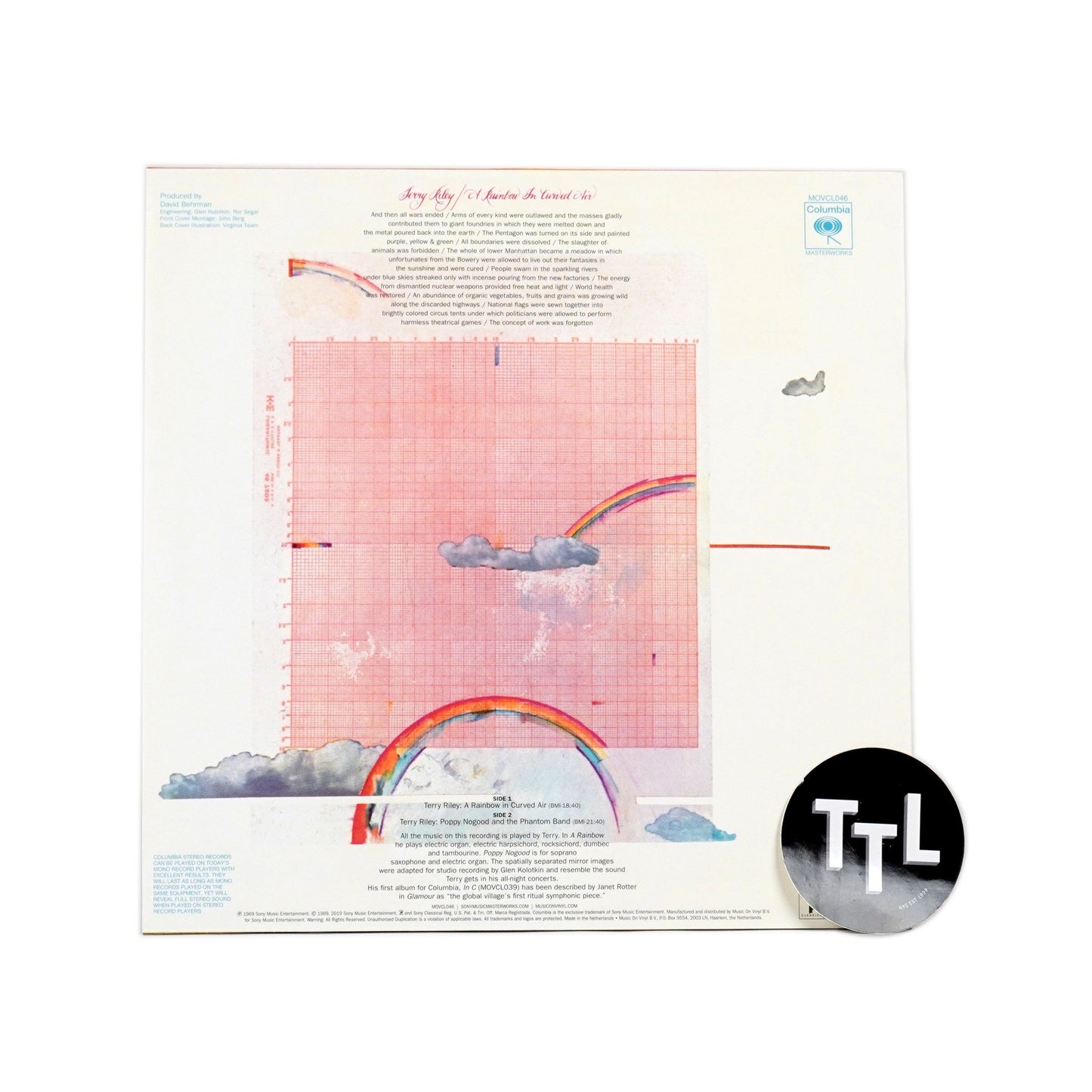 Terry Riley: Rainbow In Curved Air (180g, Colored Vinyl) Vinyl LP { vinyl }