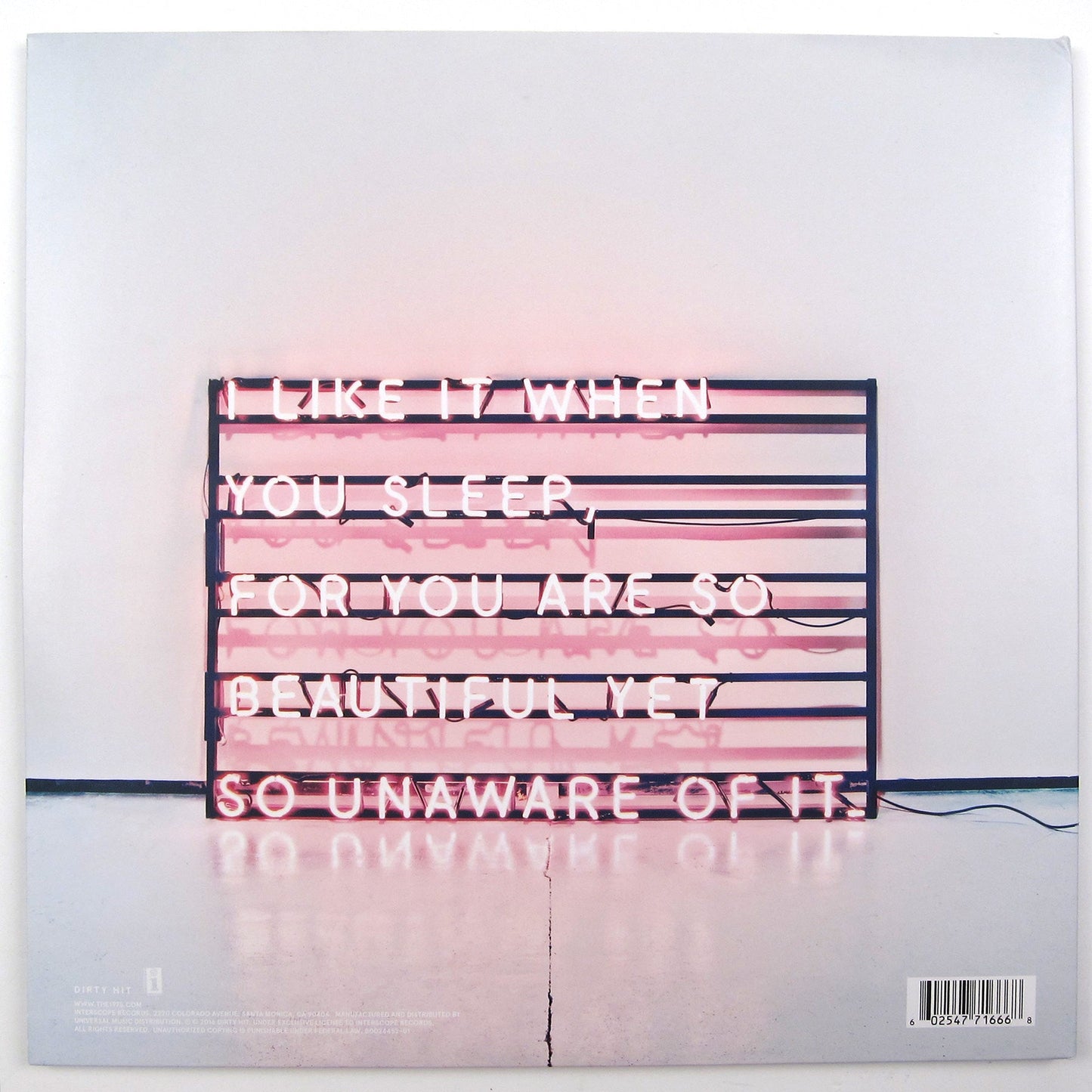 The 1975: I Like It When You Sleep, For You Are So Beautiful Yet So Unaware Of It (180g Clear Colored Vinyl) Vinyl LP