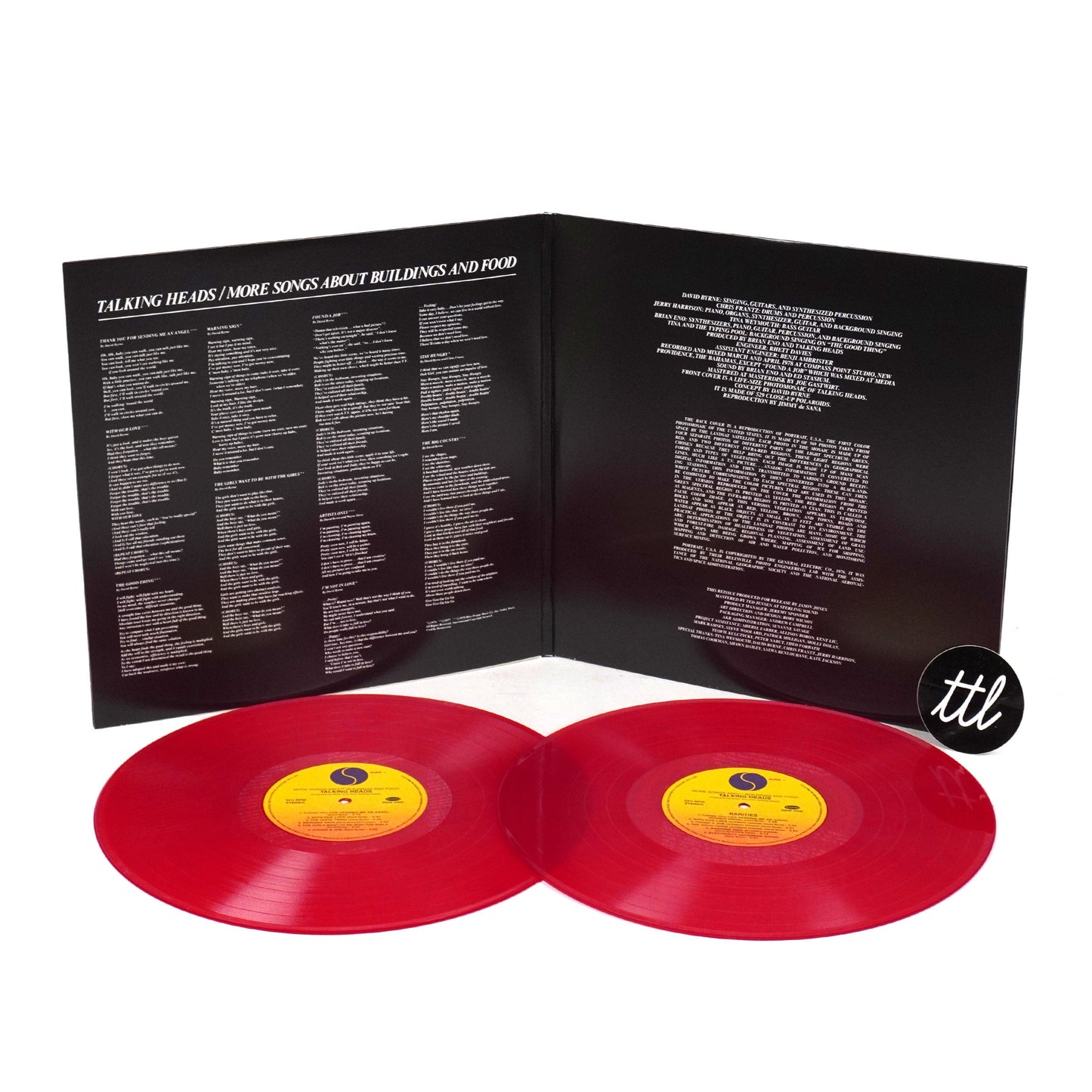 Talking Heads: More Songs About Buildings and Food (Indie Exclusive Colored Vinyl) Vinyl 2LP { vinyl }