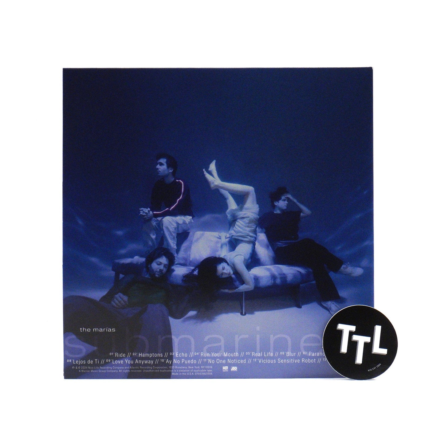 The Marias: Submarine (Clear Colored Vinyl) Vinyl LP { vinyl }