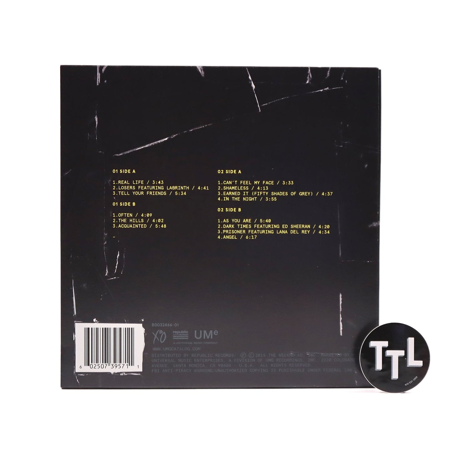 The Weeknd: Beauty Behind The Madness - 5th Anniversary Edition (Colored Vinyl) Vinyl 2LP { vinyl }