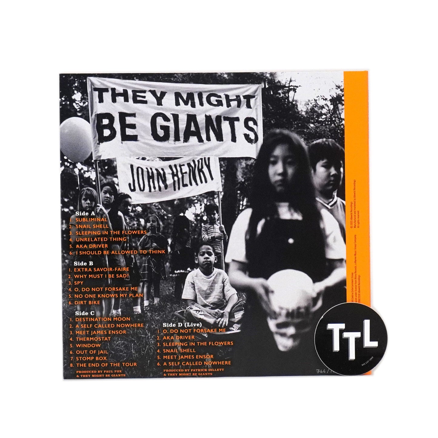 They Might Be Giants: John Henry (Colored Vinyl) Vinyl 2LP { vinyl }