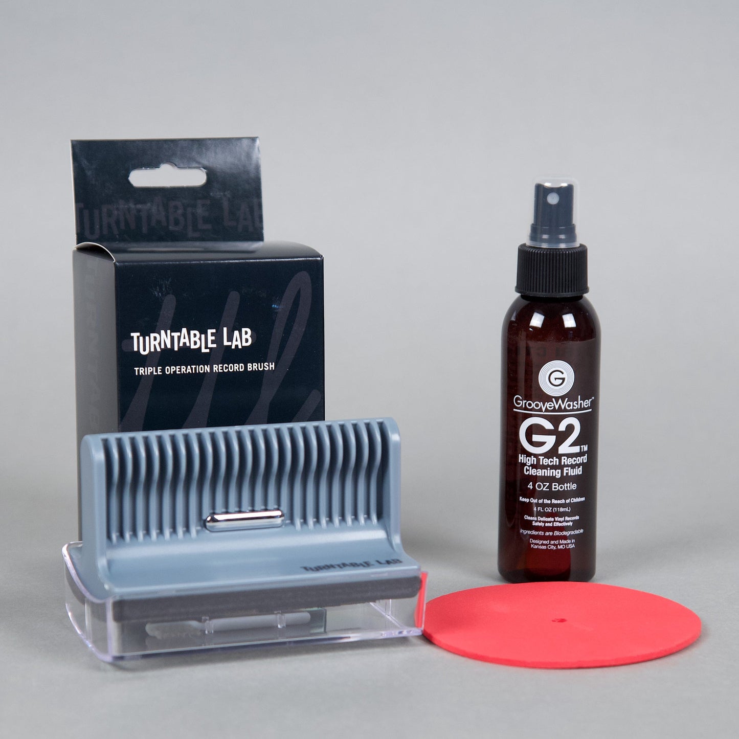 Turntable Lab: Triple Operation Vinyl Record Cleaning Brush - PRE-ORDER