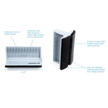 Turntable Lab: Triple Operation Vinyl Record Cleaning Brush - PRE-ORDER