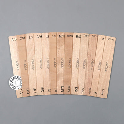 Turntable Lab: Wooden LP Dividers For Vinyl Records - Alpha