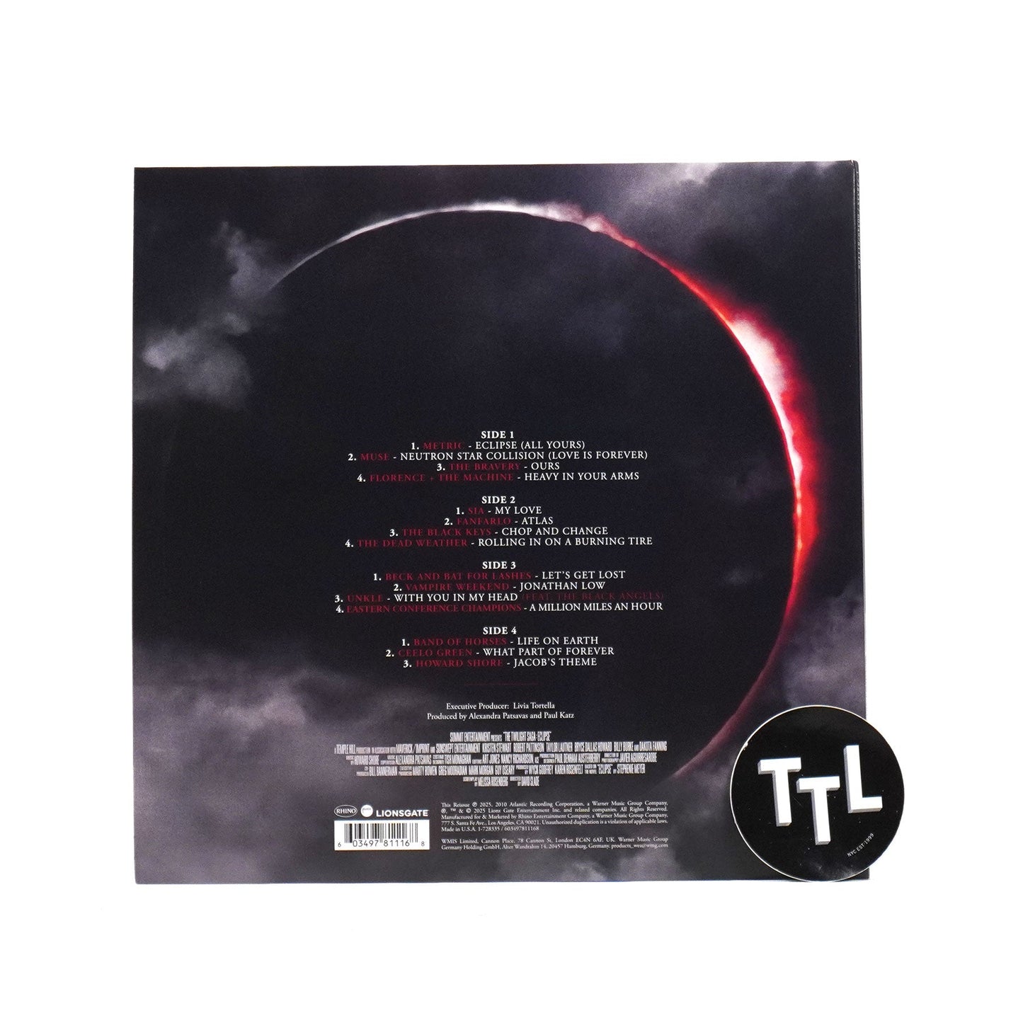 Twilight: The Twilight Saga Eclipse Original Soundtrack (Colored Vinyl) Vinyl 2LP { vinyl }