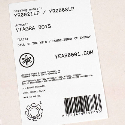 Viagra Boys: Consistency Of Energy / Call Of The Wild Vinyl LP { vinyl }