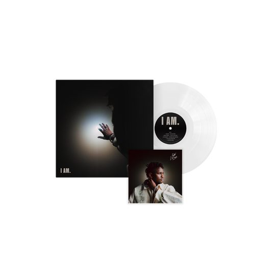 I AM. - White Vinyl (Signed) { vinyl }