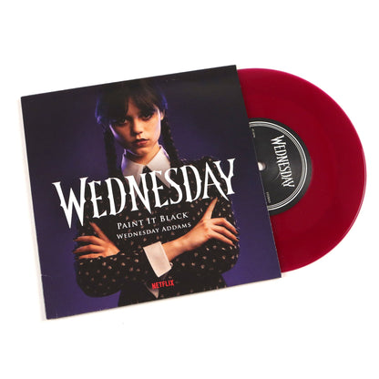 Wednesday Addams & Danny Elfman: Paint It Black (Colored Vinyl) Vinyl 7" { vinyl }